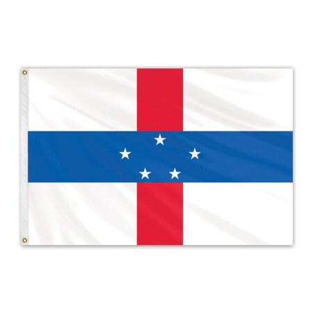 Netherlands Antilles Outdoor Nylon Flag 6'x10'